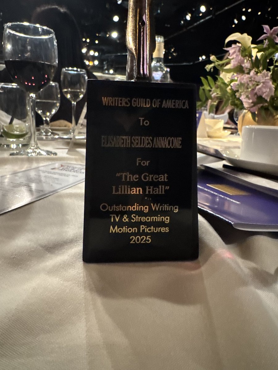Pride for my bride <a href="/writersguild/">writersguild</a> awards respect from your peers bravo 👏🏆❤️