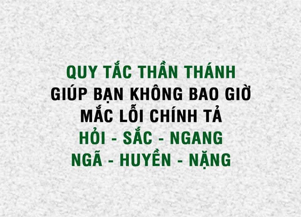 Em thấy hay nên chia sẻ ạ, hồi trước em hay sai chính tả lắm, từ khi vào X biết đc tầm quan trọng của việc đúng chính tả từ Dượng nên giờ mỗi lần đăng gì là em xem đi xem lại nhiều lần lắm.

DÙNG TỪ LÁY THEO QUI ƯỚC :
– Dấu Hỏi đi với Sắc và Ngang .
–