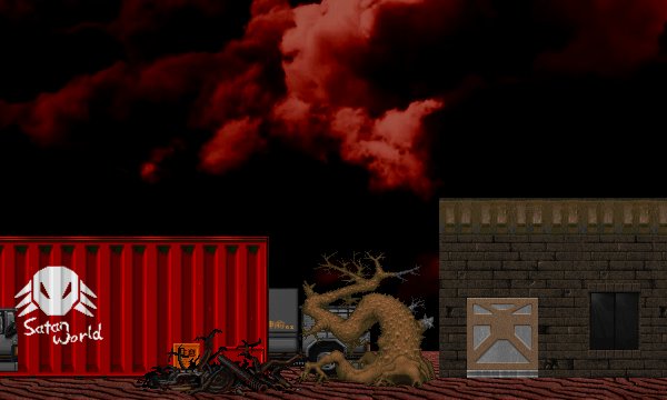DOOM_GAUNTLET's tweet image. Still hard at work. Here's a little preview of a new Horde Mode map that will be added in the next build.