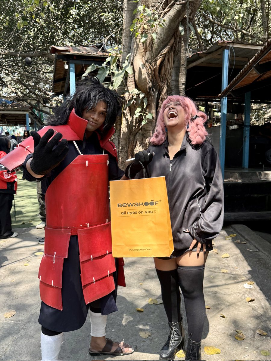 bewakoof's tweet photo. It’s not just any fest; it’s ANIGMA FEST 2025! 🔥
And we’ve got just 3 words—What. A. Vibe.‼️
Shoutout to everyone who stopped by our booth, repped their fandoms & made it legendary! 💛
Drop a comment & tell us—where should we pop up next? 👀👇
#anigma #expressyourself #cosplay #anime #bewakoofofficial #alleyesonyou