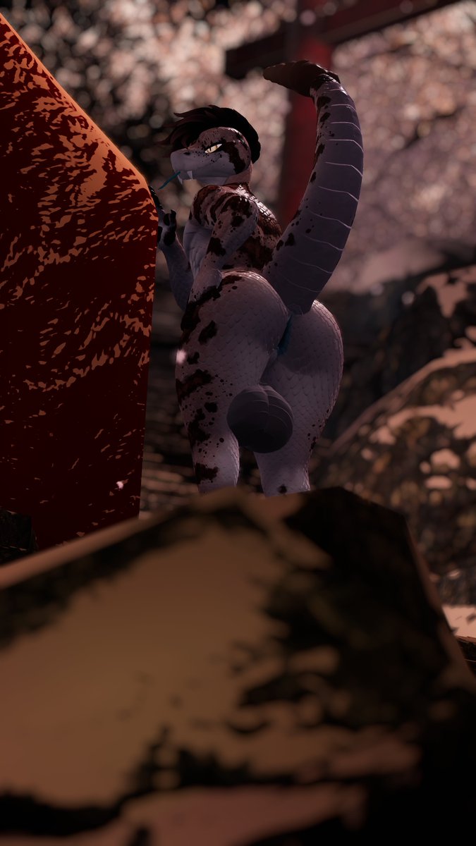 Don't be shy cutie, we are almost at the top.

Just a little further up the stairs~