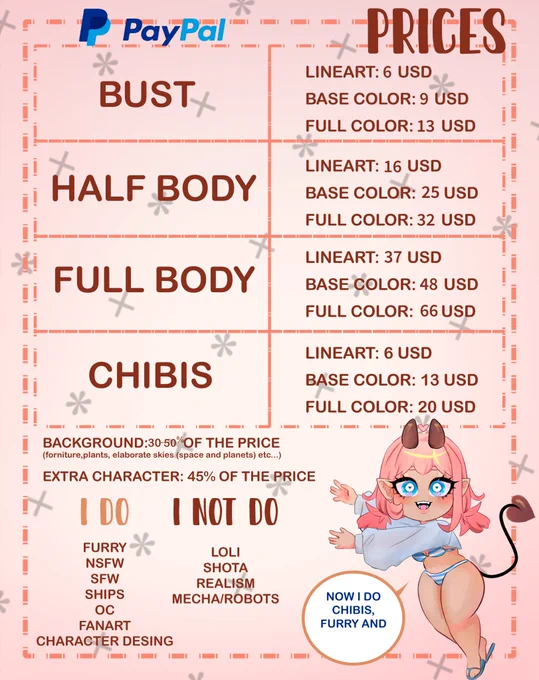 prices
#opencommissions #ComisionesAbiertas #Commission #commissionsareopen 