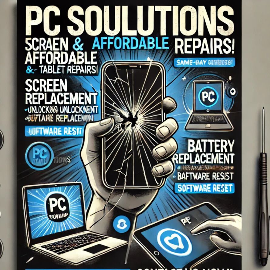 pcsoulutions's tweet photo. Cracked Screen? We’ve Got You Covered!
📱💻 Got a shattered screen? Don’t stress! We fix phones, tablets, and laptops fast &amp; affordably.
✅ Quick Repairs
✅ Affordable Prices
✅ High-Quality Parts
📍 Visit us today or DM for a quote! https://t.co/2tIeuW3pXb