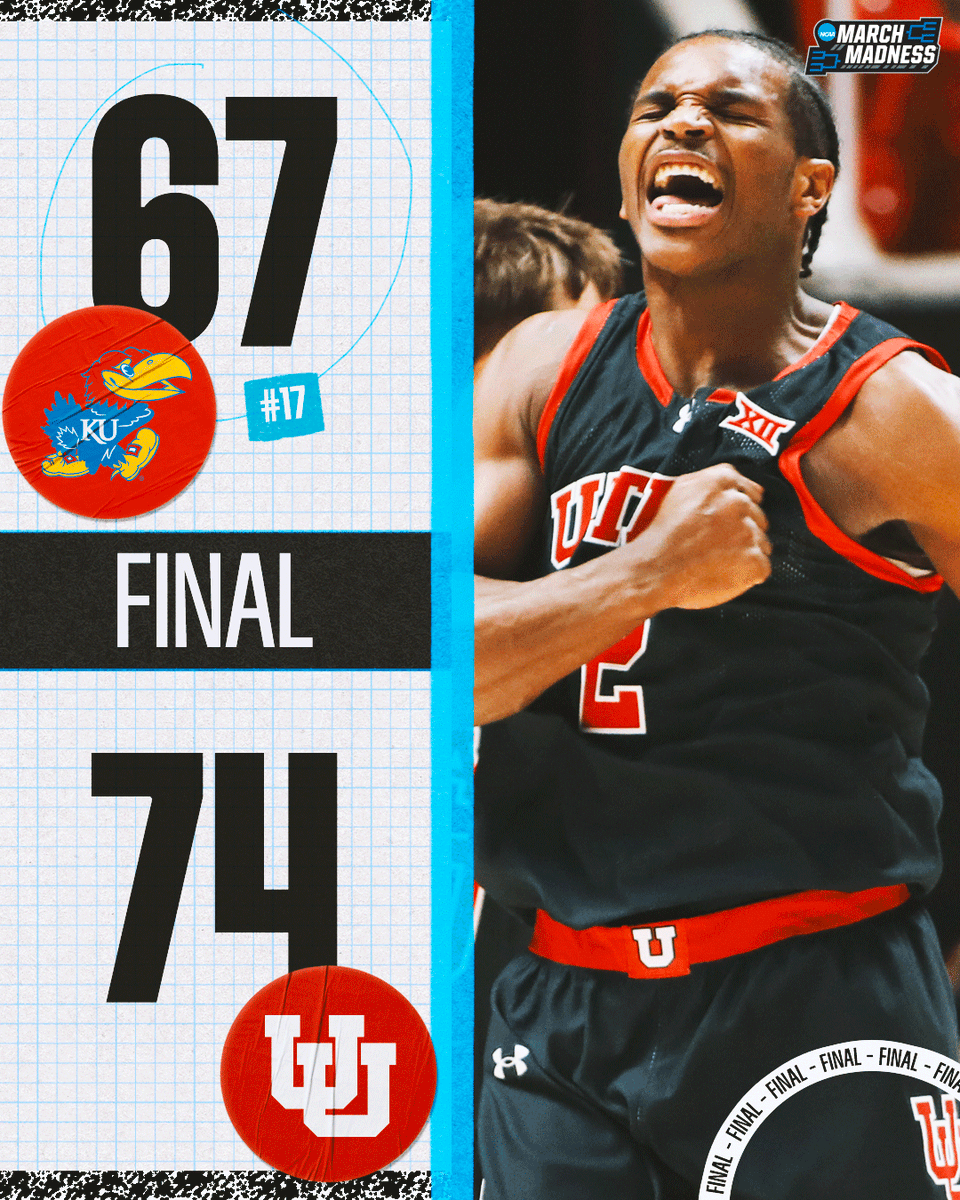UTAH TAKES DOWN NO. 17 KANSAS 🚨

The Utes pull off the upset over the Jayhawks 😳