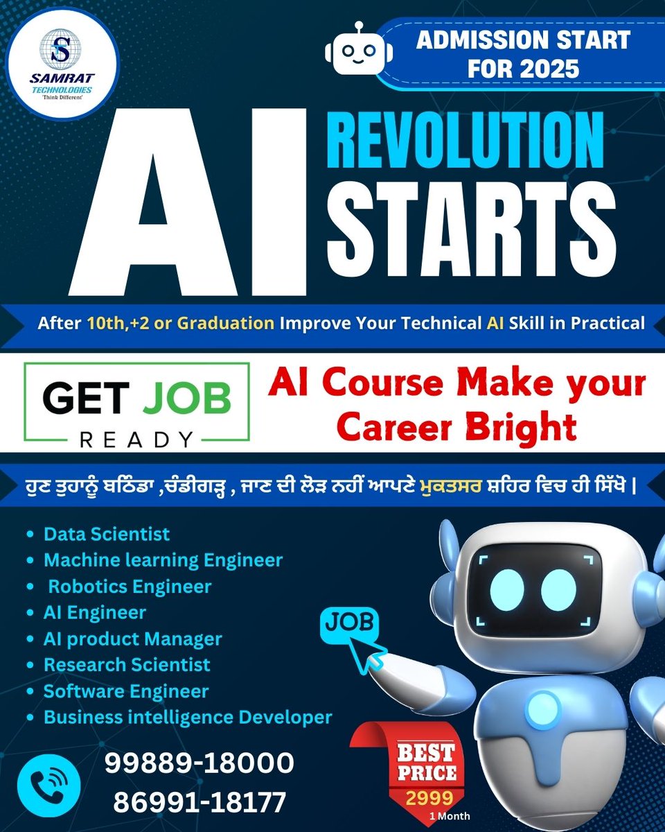 Samrat Technologies(Computer Training Muktsar) tweet media