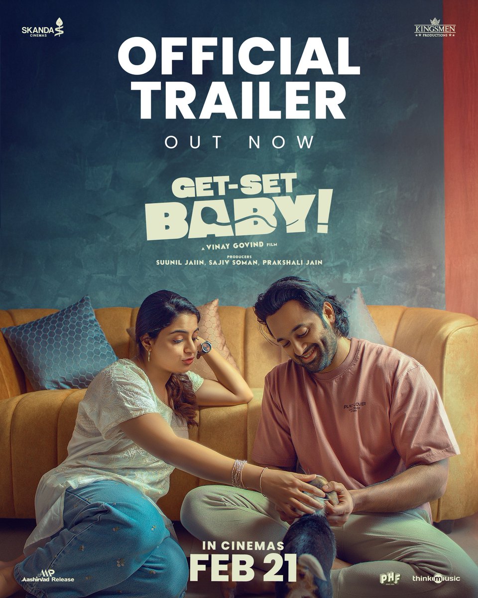 Presenting the official trailer of #GetSetBaby! This heartwarming family entertainer is all set to hit the big screens on February 21—gather your family and friends for a fun-filled movie experience, you won’t want to miss!  
youtu.be/AaBquihdD5w

#Feb21