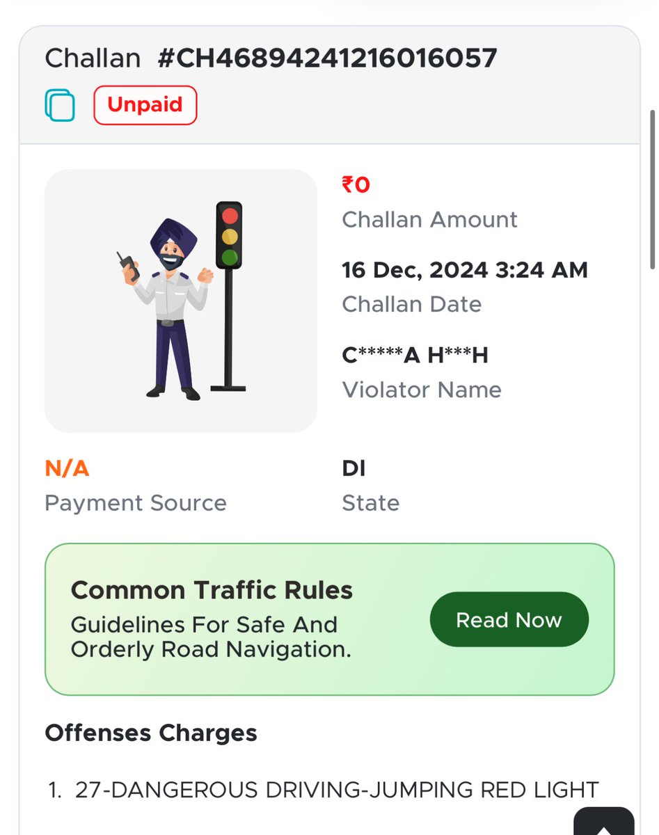 heyKushal23's tweet photo. These guys have literally 5 unpaid challans, and all the rules are the same as those wanna-be thugs’. I don’t know if the government even notices their traffic violations. Repeated violations like these should definitely be more closely monitored by the authorities. https://t.co/NaJf5WDCHb