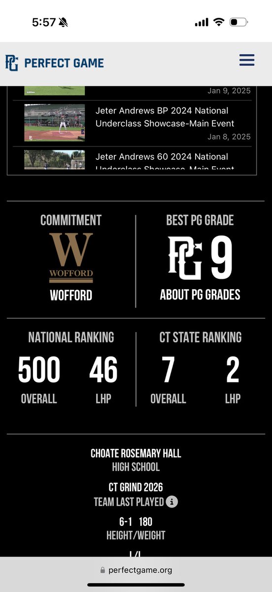 JeterAndrews's tweet image. Thank you @PerfectGameUSA