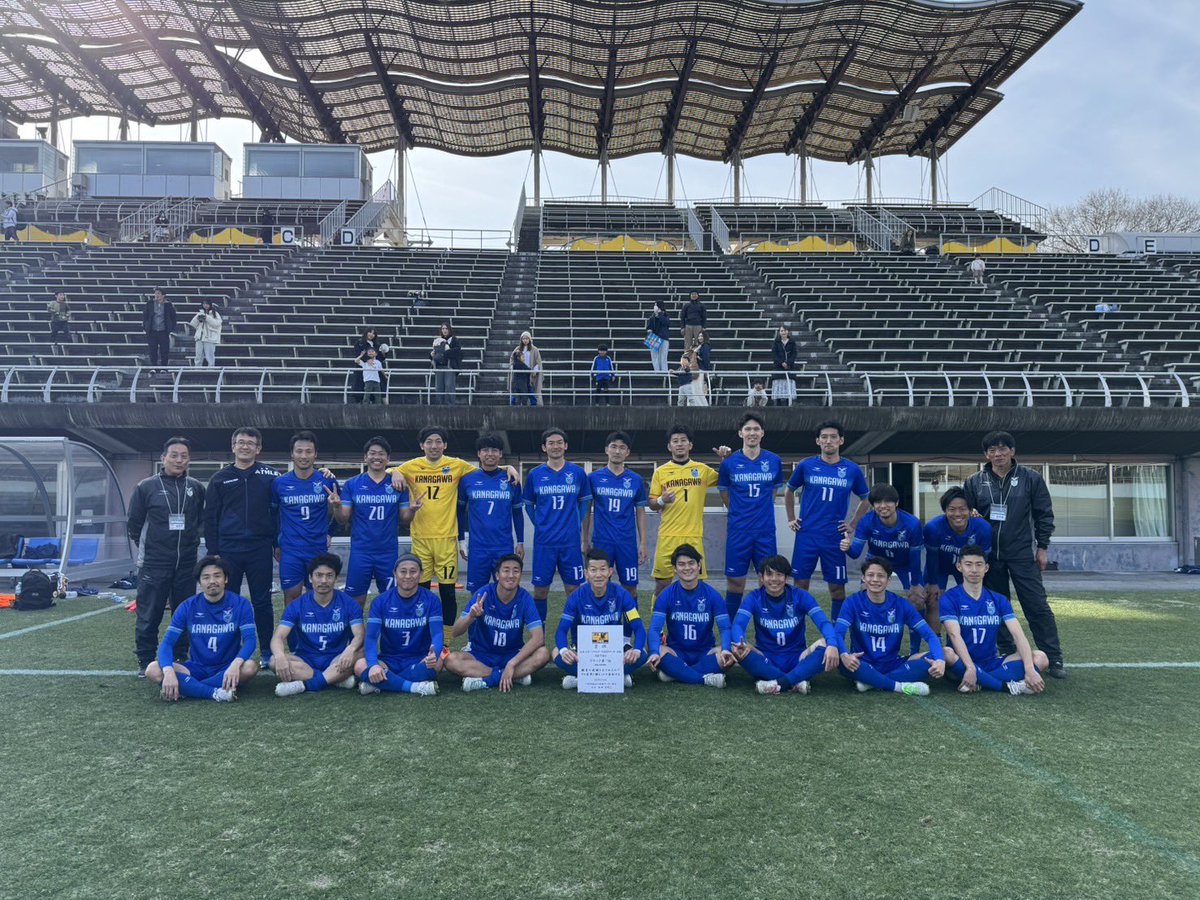 fakj_syakaijin's tweet photo. ▶︎▶︎▶︎𝙈𝘼𝙏𝘾𝙃 𝙍𝙀𝙎𝙐𝙇𝙏◀︎◀︎◀︎
⚽️日本スポーツマスターズ2025 サッカー競技関東予選
2月16日(土) 13:00KO
栃木県グリーンスタジアムメイン
神奈川 5(1-0)0 JBus宇都宮
30+1' 大戸(片根)
52' 志連(佐久間)
56' 深澤(大累)
60+1' 斉藤(憂)(なし)
60+4' 深澤(渡辺)
全国決まりました！ https://t.co/gfvLwMnREB