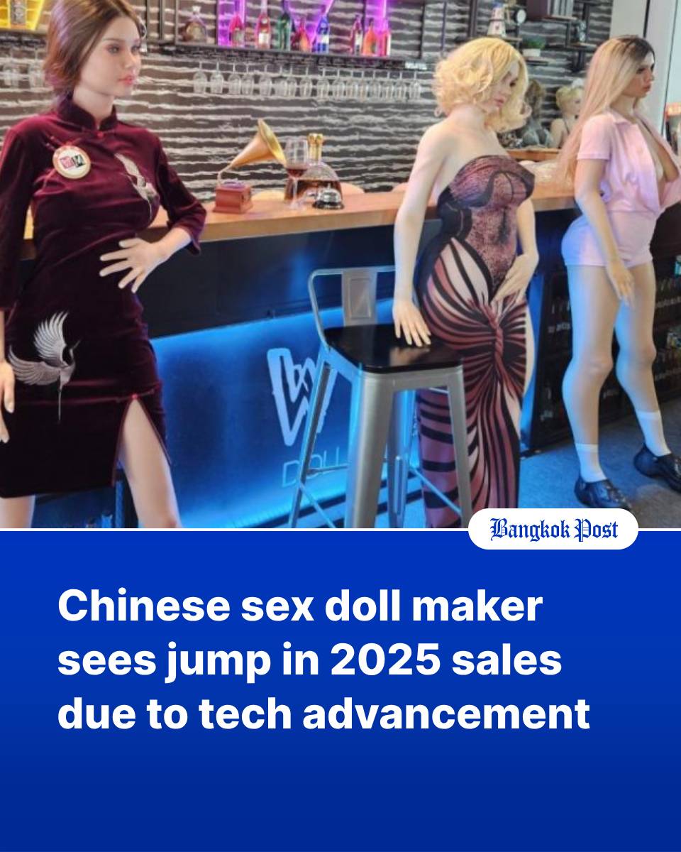 WMDoll, one of China's biggest sex doll makers, expects to record a 30% jump in sales this year, as the company's adoption of open-source generative artificial intelligence (AI) models helped improve the user experience of its products.

Listen to the story or get the full story