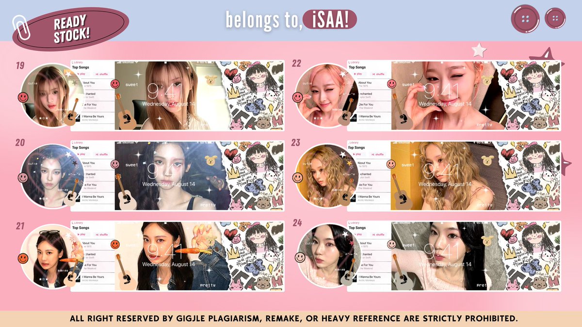 help repost ya, maacii! 💭

hai semua! aku mau FS/CS in 35 layout ready stock inii karena udah numpuk di gdrive. ada ulzzang dan gg ia, price from 1,5k - 3k aja! details cek alt 🛍️🎀

#zonauang