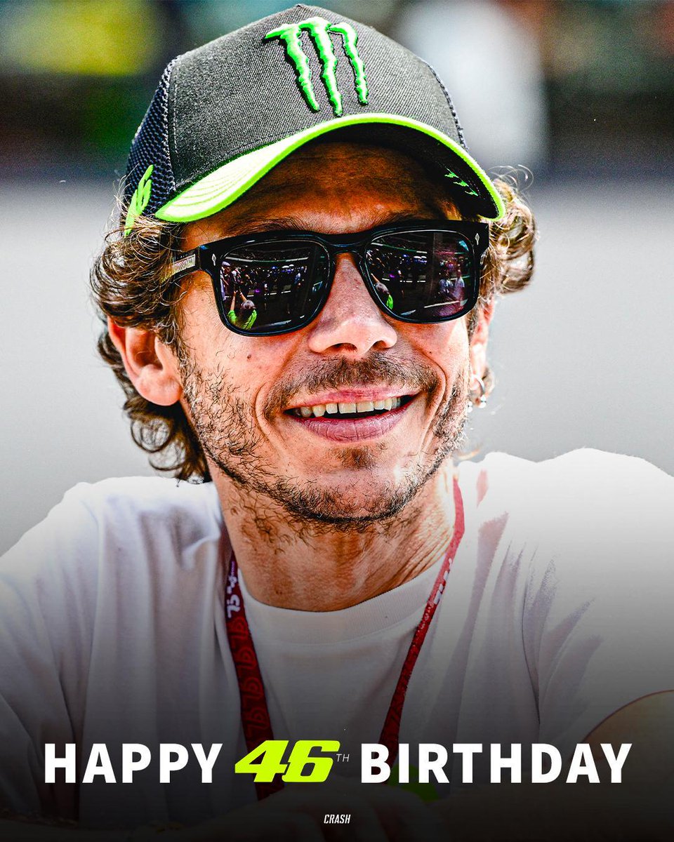 Happy 46th Birthday to Valentino Rossi 🟡🥳 

#MotoGP