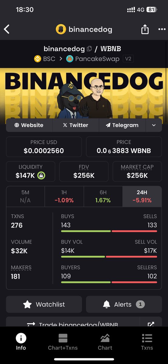 tomcryptonet's tweet image. #binancedog @binancedogbsc2 
CZ DOG NAME MEME TOKEN 🚀
0x1C45366641014069114c78962bDc371F534Bc81c