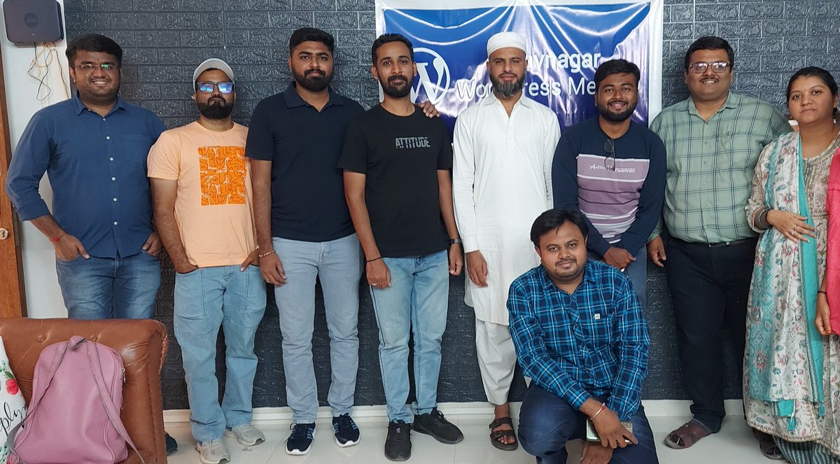bvnwpmeetup's tweet photo. A Great Start! Our 1st WordPress Meetup in Bhavnagar Was a Success! 
A Big thank you to everyone who joined us for "Getting Started with WordPress-Connect, Learn, and Grow Together"! It was amazing to see WordPress enthusiasts come together, share insights, and build connections. https://t.co/G6Hs3abhQn