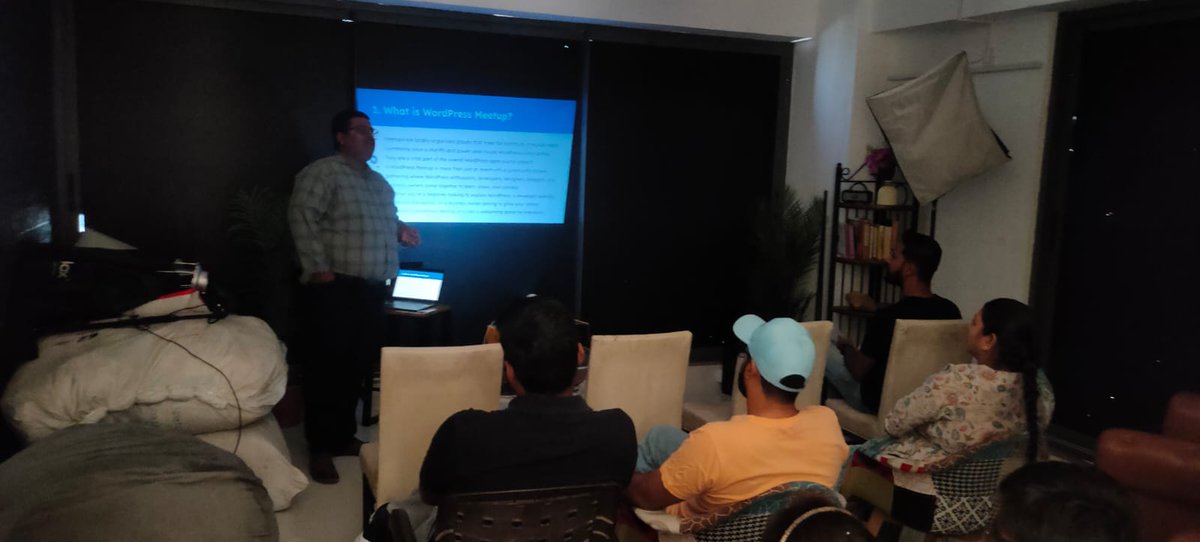 bvnwpmeetup's tweet photo. A Great Start! Our 1st WordPress Meetup in Bhavnagar Was a Success! 
A Big thank you to everyone who joined us for "Getting Started with WordPress-Connect, Learn, and Grow Together"! It was amazing to see WordPress enthusiasts come together, share insights, and build connections. https://t.co/G6Hs3abhQn