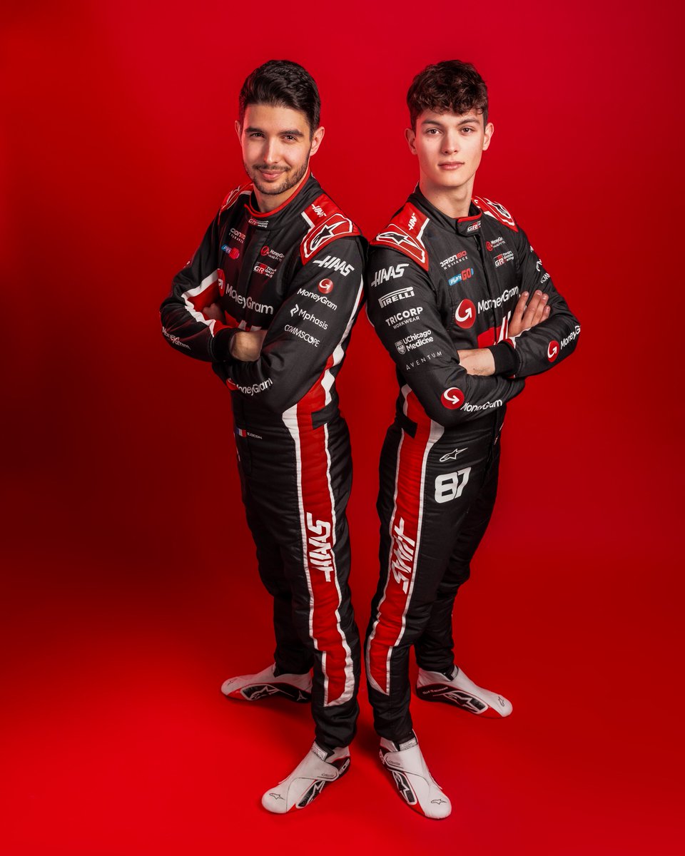 F1's tweet photo. New race suits for a new driver line-up 🔥

#F1 @HaasF1Team https://t.co/wRgWq7vdwZ