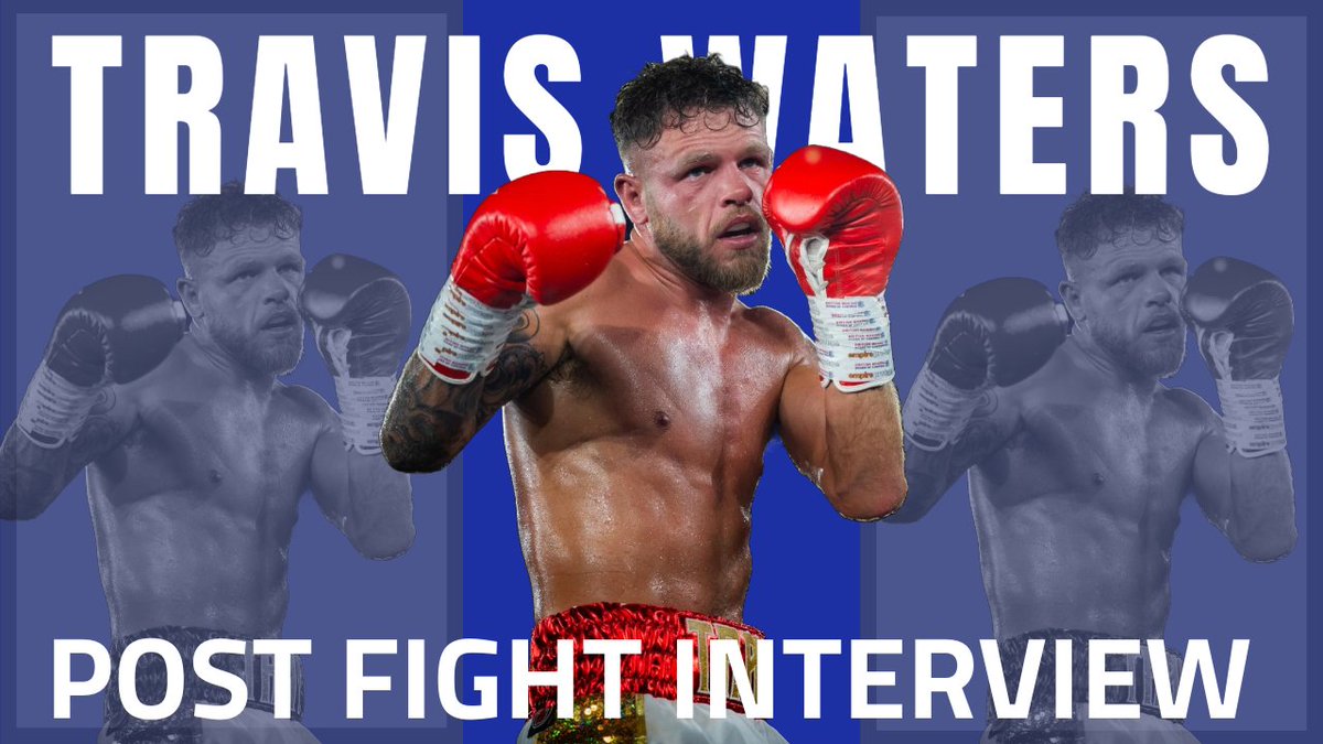 "I THINK IT'S THE BEST I'VE EVER BOXED!" Travis Waters Moves to 10-0 
youtu.be/9tkUiCtkmek?si… 

Travis Waters achieves a perfect 10 wins in his first 10 professional fights! 🎉 His latest victory over Jose Aguirre took place last night at the Walker Activity Centre. Hear what