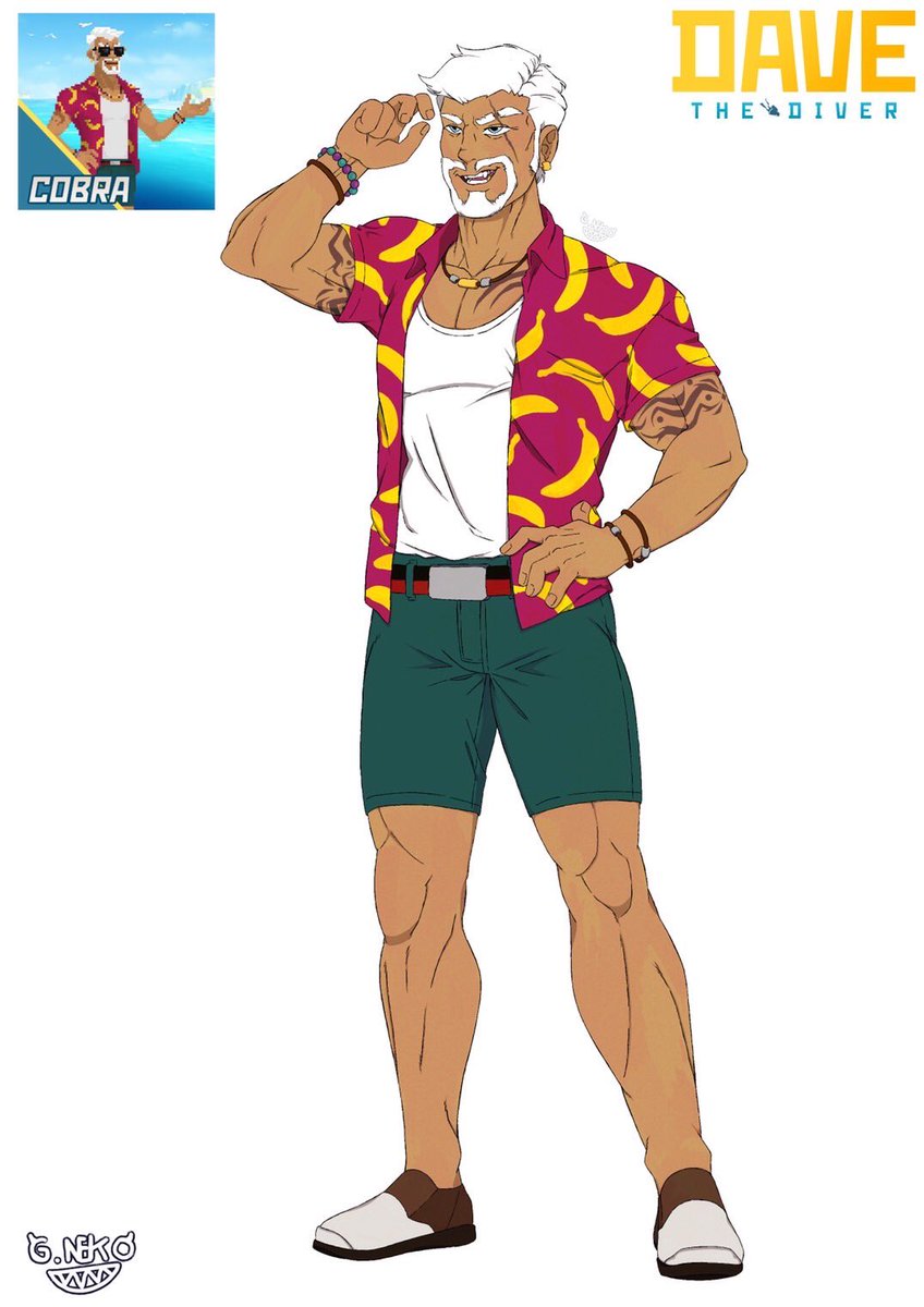 G_neko_747's tweet photo. I know this is silly but I been watching my friends play Dave the diver for quite sometime now and I really so in love with this guy. I hop dev will make the DLC story about him. 🤿🫧
#Davethediver 
#fanart https://t.co/SRRG5wO4U0