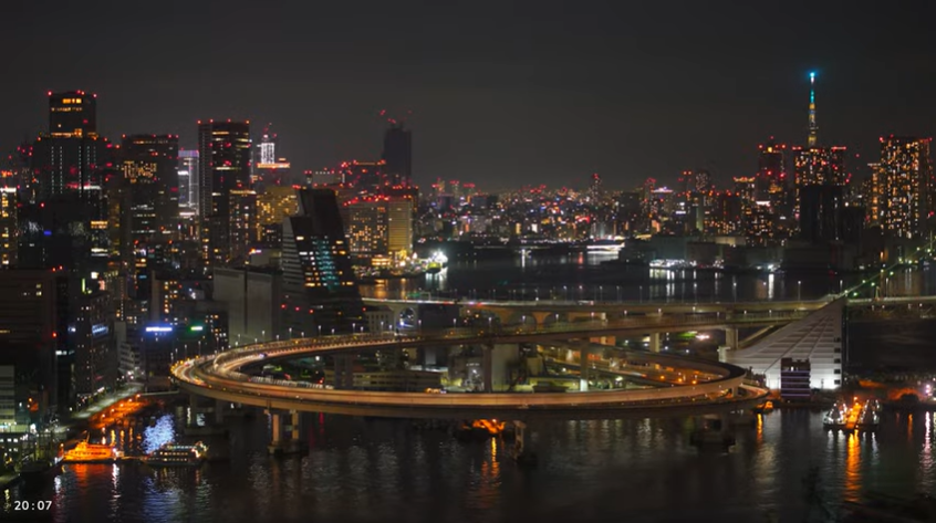 東京はきれいですね。