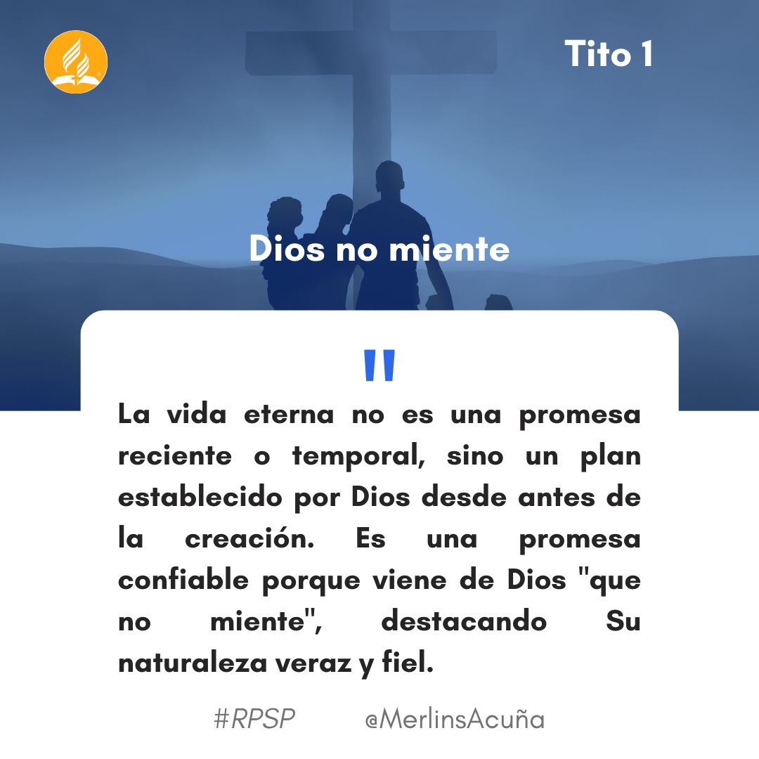 ✅️ Dios no miente.