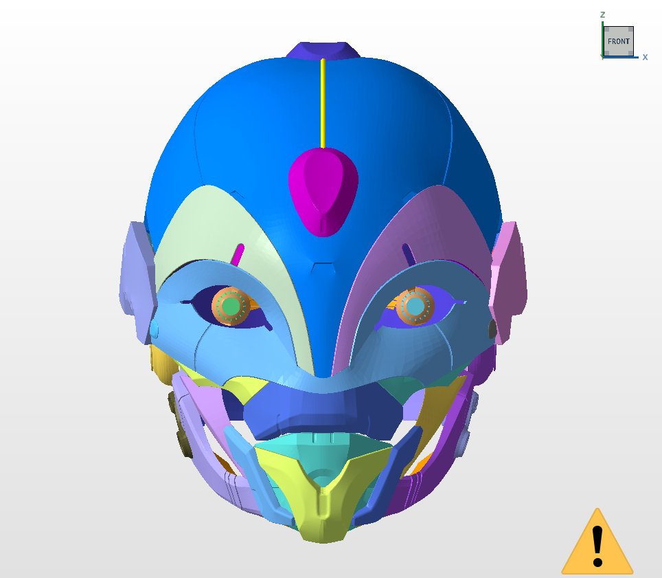PropsMy's tweet image. Friends! The model of the helmet for 3D printing is ready. Soon I will start printing the order for the helmet EXO female head.
#destiny #destiny2 #d2 #exo #cosplay #game #destinycosplay #helmet