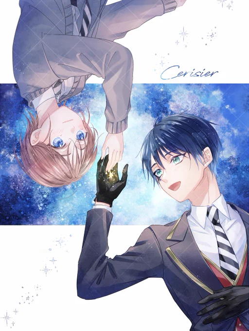 【デュ監(※顔あり)】オンリーのサクカで書き下ろさせて頂いたもの#マブ寮で01アフター#twstプラス 