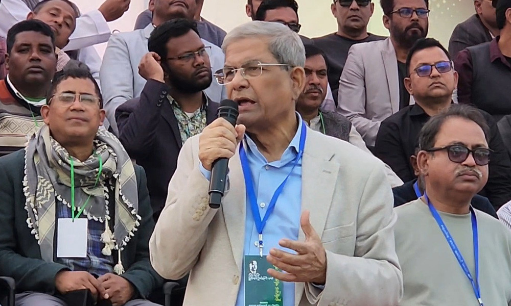 গণতন্ত্রকে প্রাতিষ্ঠানিক রূপ দিতে নির্বাচনের বিকল্প নেই : মির্জা ফখরুল