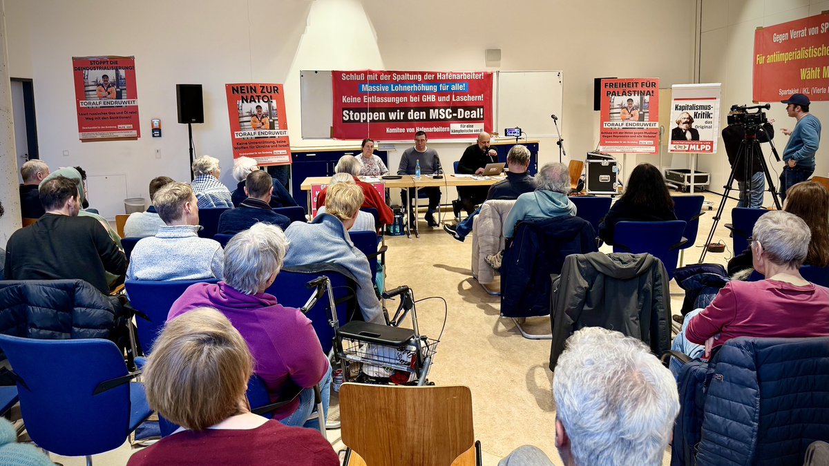 spartakist_IKL's tweet image. Erfolgreiche Veranstaltung gestern mit Toralf, rund 40 Sozialisten waren dabei. Gute Debatte zwischen Genossen der #MLPD und #SpAD über die Aufgaben von #Kommunisten in der #Gewerkschaft und wie man die #AfD bekämpft, eben nicht in politischer Einheit mit der Linkspartei.