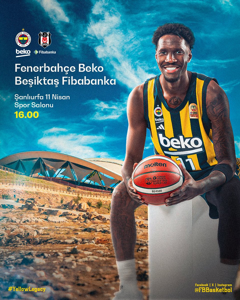 Gün Fenerbahçe 💙💛
#FBvKAS 
#FenerbahceBeko 
#YellowLegacy