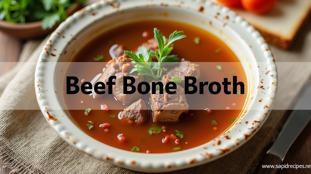 SapidRecipesNet's tweet image. How to Make Beef Bone Broth: A Simple Guide