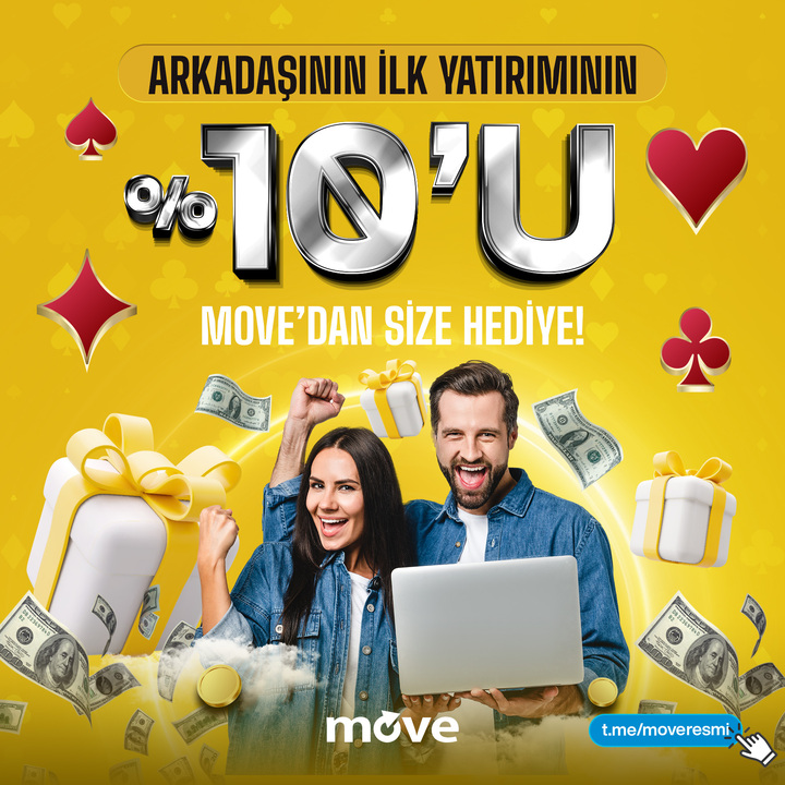 BETSMOVE Arkadaşını Getir Bonusu Sizlerle!

Arkadaşınızın Yaptığı İlk Yatırımın %10'u Kadar Nakit Bonus Hediye💰

Detaylar İçin Promosyonlar Sayfamızı İncelemeyi Unutmayın🎁