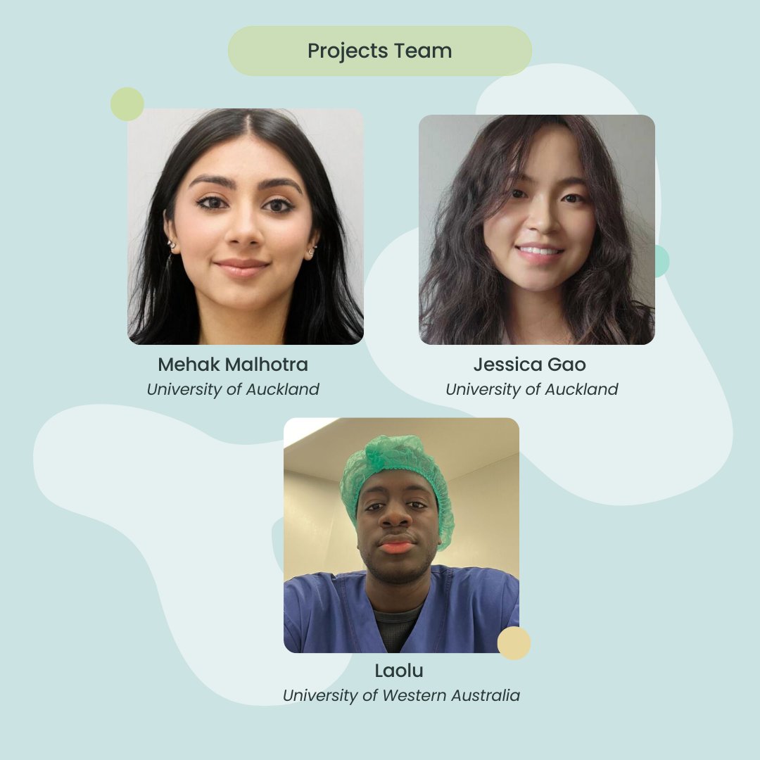 🌟 Kia ora, everyone!

Exciting news for medical students and junior doctors: TASMAN Collaborative is here! 🌏✨ A club for those passionate about research, audits, and trials in surgery.  🪡 We can’t wait to collaborate with you! 🤝

Meet our Executive for 2025 (1/2)! 💫