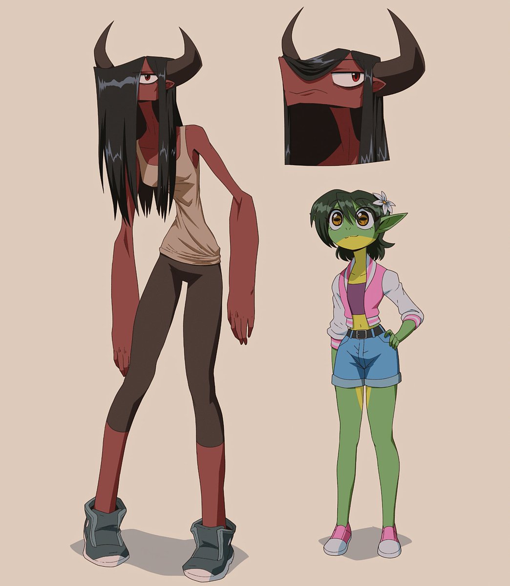 goosedemonpit's tweet image. Updated the designs of...
T H E W O M E N
to fit this whole "animeification" thing I guess I'm doing.