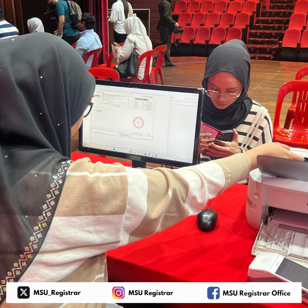 MSU_Registrar's tweet image. 🌟 Get ready to meet new friends, explore campus life, and create unforgettable memories. 

The future is yours—let’s make it amazing! 🚀

#MSUMalaysia
#Adultlearners
#FebruaryIntake2025