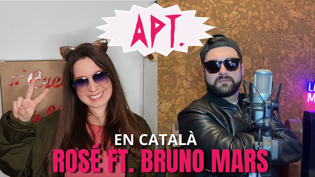 APT de Rosé &amp; Bruno Mars en CATALÀ | cover by NÍA CATANO ft. <a href="/JerryBrownMusic/">Jerry Brown</a>  

Encara no m'ho crec!!!

El video -> youtu.be/iFc3cZlenCg?si…