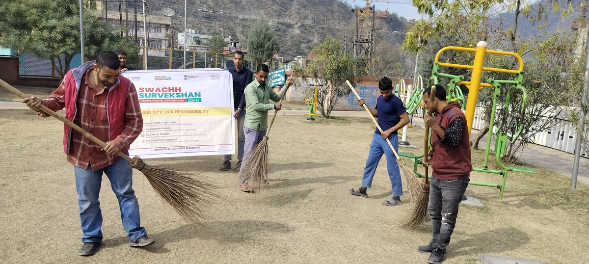 CouncilRamban's tweet image. #CLEANING OF CHILDREN'S PARK Swachhsurvekshan2024  #IndiaVsGarbage #Mohua #Swachhjk
@dcramban
@JammuUlb
@JKHUDD1
@MoHUA_India
@Devansh_IAS
@md_sbm
@SwachhBharatGov
@SwachSurvekshan