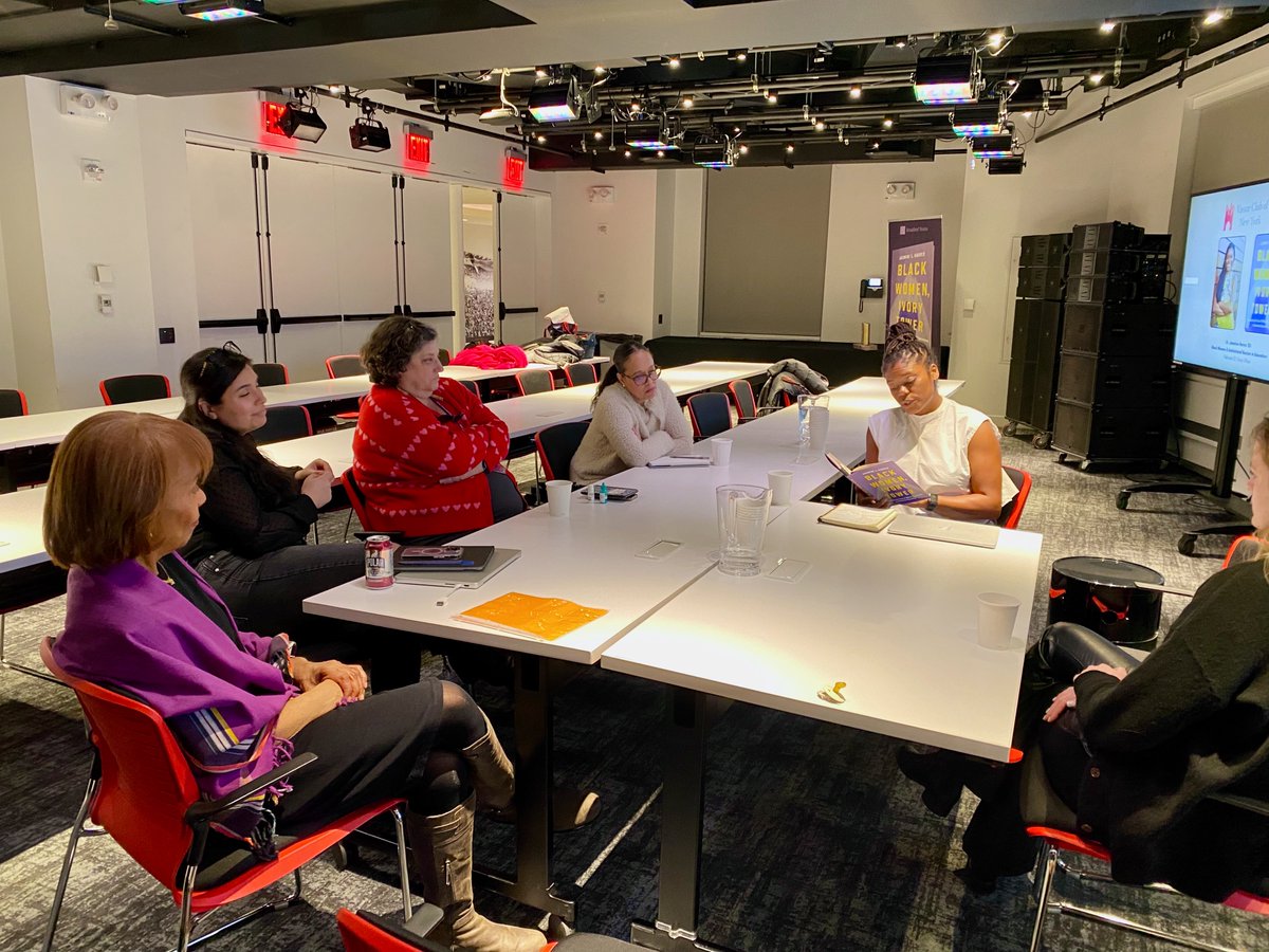 Special thanks to Dr. Jasmine Harris ’05! Last week she led a discussion of the lived experiences of Black women navigating white academic spaces. Her book, "Black Women, Ivory Tower", is available from booksellers

⚠️ This account will stop publishing at the end of February