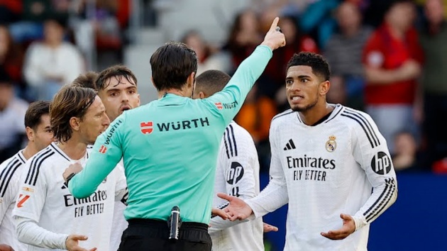 VIDEO Highlights Osasuna 1-1 Real Madrid (La Liga) 2025.02.15 Bellingham nhận thẻ đỏ trực tiếp