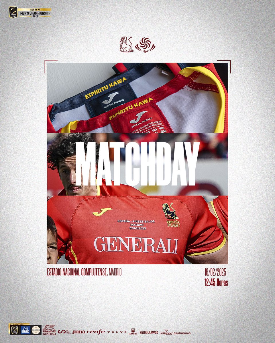 𝐃𝐈́𝐀 𝐃𝐄 𝐏𝐀𝐑𝐓𝐈𝐃𝐎 ⚔️🇬🇪

🗓️ 16/02/2025

⌚️12:45 Horas 

📺 En directo por <a href="/rtveplay/">RTVE Play</a> 

#LoQueNosUne | #LosLeones