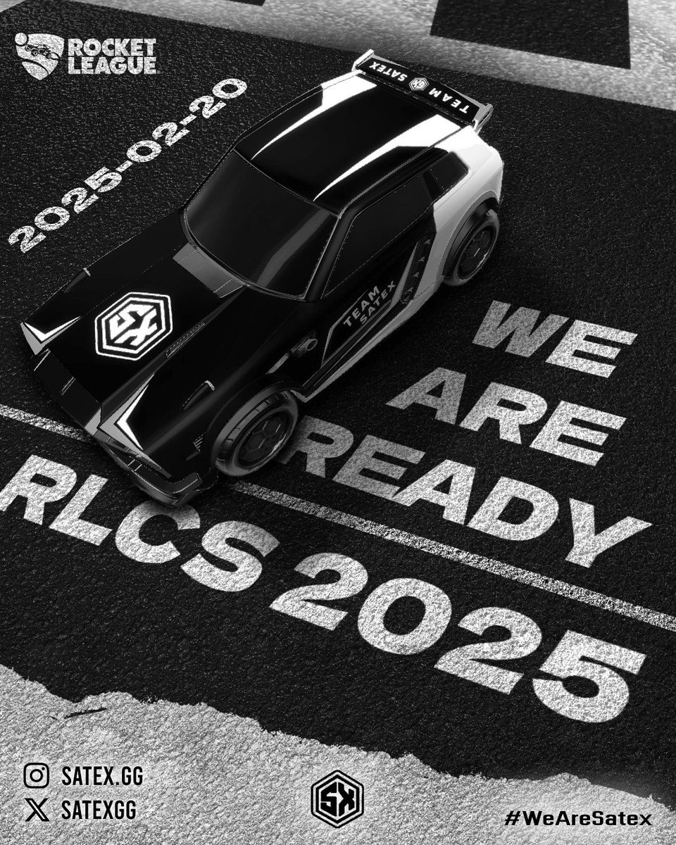 TeamSatex's tweet photo. We Are Ready !
For RLCS 2025 MENA OPEN 3

#WeAreSatex #RocketLeague #RLCS https://t.co/sF3mC6spFQ