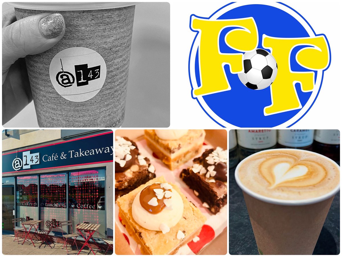 ☕️ A COFFEE IN CRANBROOK! We’ve teamed up with Cafe at 143 to spread some joy and smiles on Monday, 17 February!

The first 10 people to visit the café tomorrow will receive a free latte, courtesy of the <a href="/FballFunFactory/">Football Fun Factory®</a> 

#Randomactsofkindness
 #Cranbrook