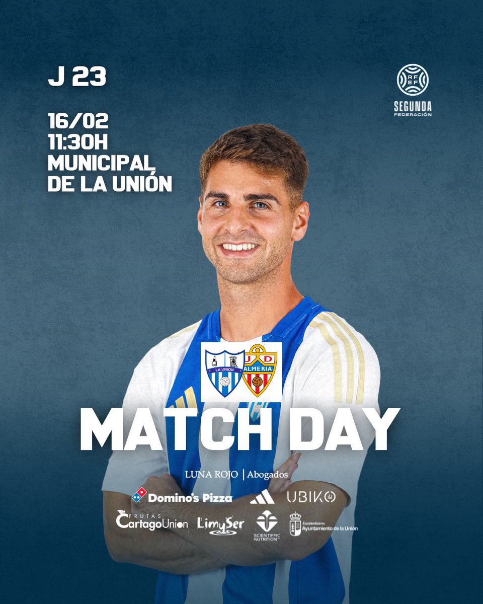 CDUMalacitano's tweet photo. | ๐๐๐๐๐ ๐๐๐ |
๐ JORNADA 23
๐๏ธ 16/02
โฐ 11:30H
๐ @AcademiaUDA
๐๏ธ Municipal de La Uniรณn
๐บ @webdirecto_com
๐ https://t.co/a899K4vHsd
๐๏ธ Abonados y menores de 14 aรฑos gratis, infantil y jubilado 10โฌ, general 15โฌ
#TodosAlPoli ๐๐ค https://t.co/k6ozpeW8WK