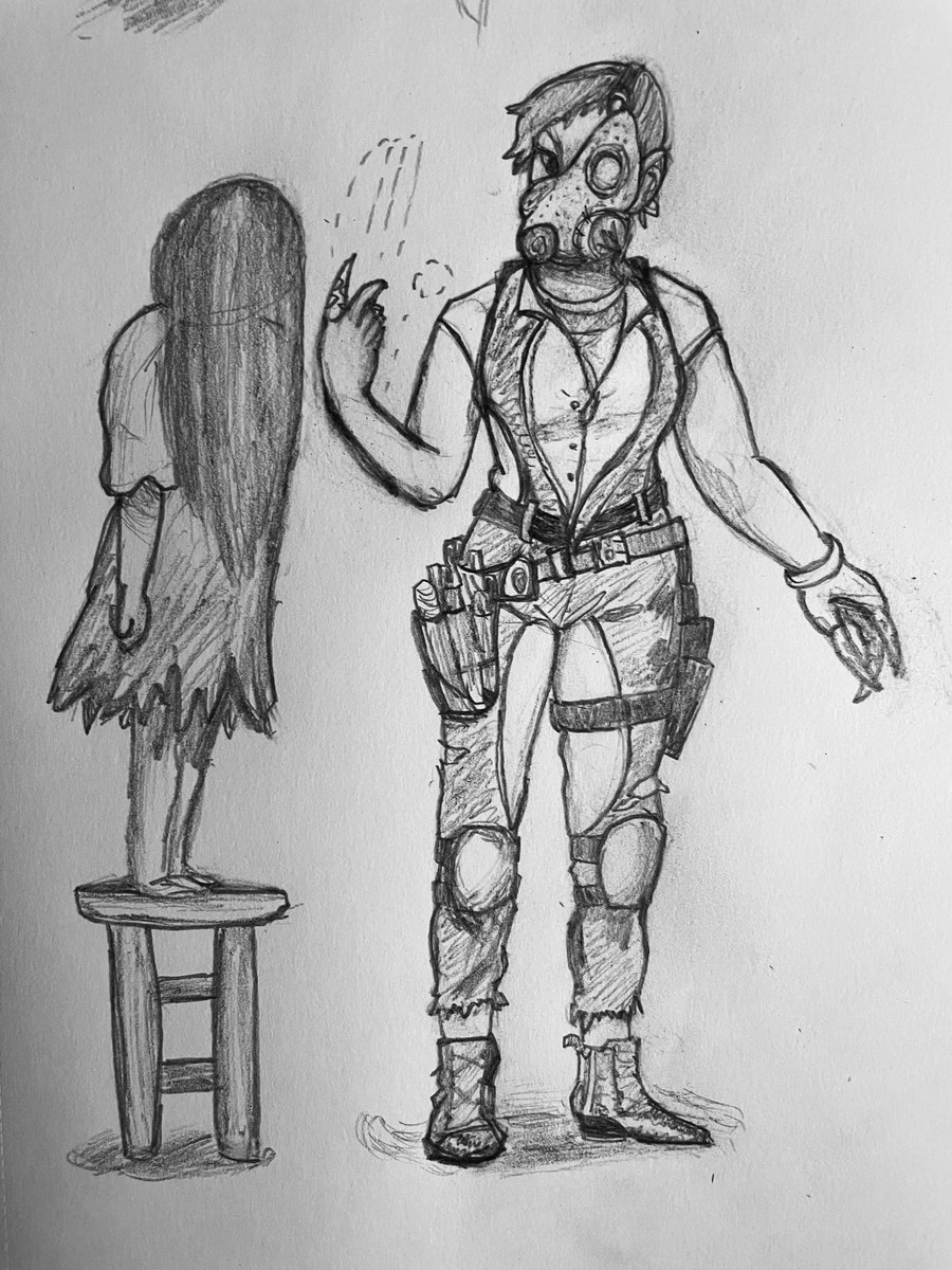 chikuncake's tweet photo. #dbd Sadako and Skull Merchant. https://t.co/6PYuoeb9rI