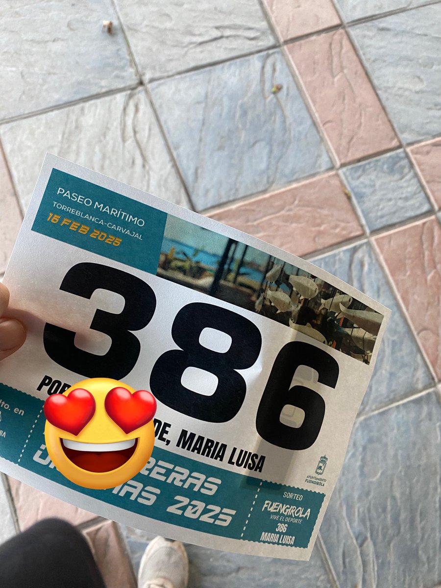 Buenos días! Hoy vamos a por una carrera cortita de 3K #carrerasurbanasfuengirola #carvajal