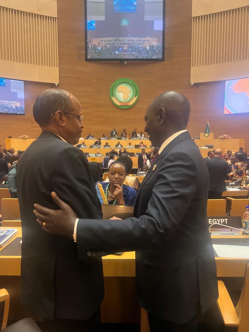 I thank HE pdt William Ruto for congratulating me on my victory : he is the African champion for the Reforms : I am honored to work with him to advance our continental agenda : Asanti sana Mze