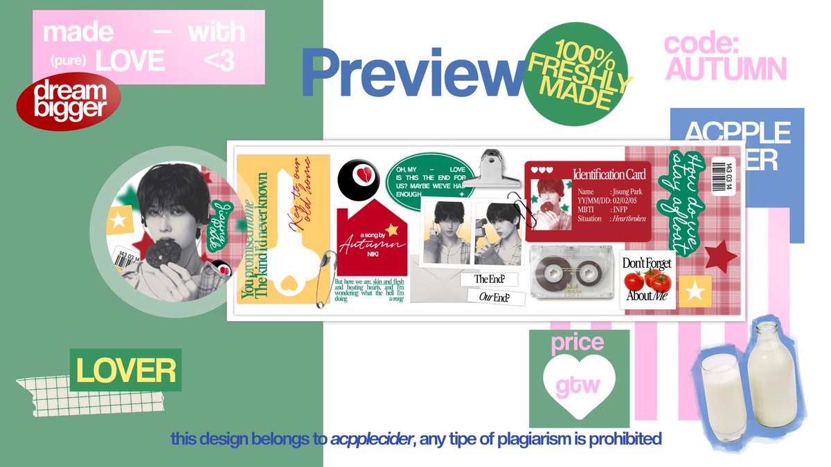 help rt, thanks!

haloo boleh bantu ospekin layout baru aku yang sangat galau frenly ini? kalau ada kesamaan dengan ba lain bleh langsung menerobos dm ku (secara baik baik) BTW minta saran pricinya dung, bingung 🍎⭐️

#zonauang