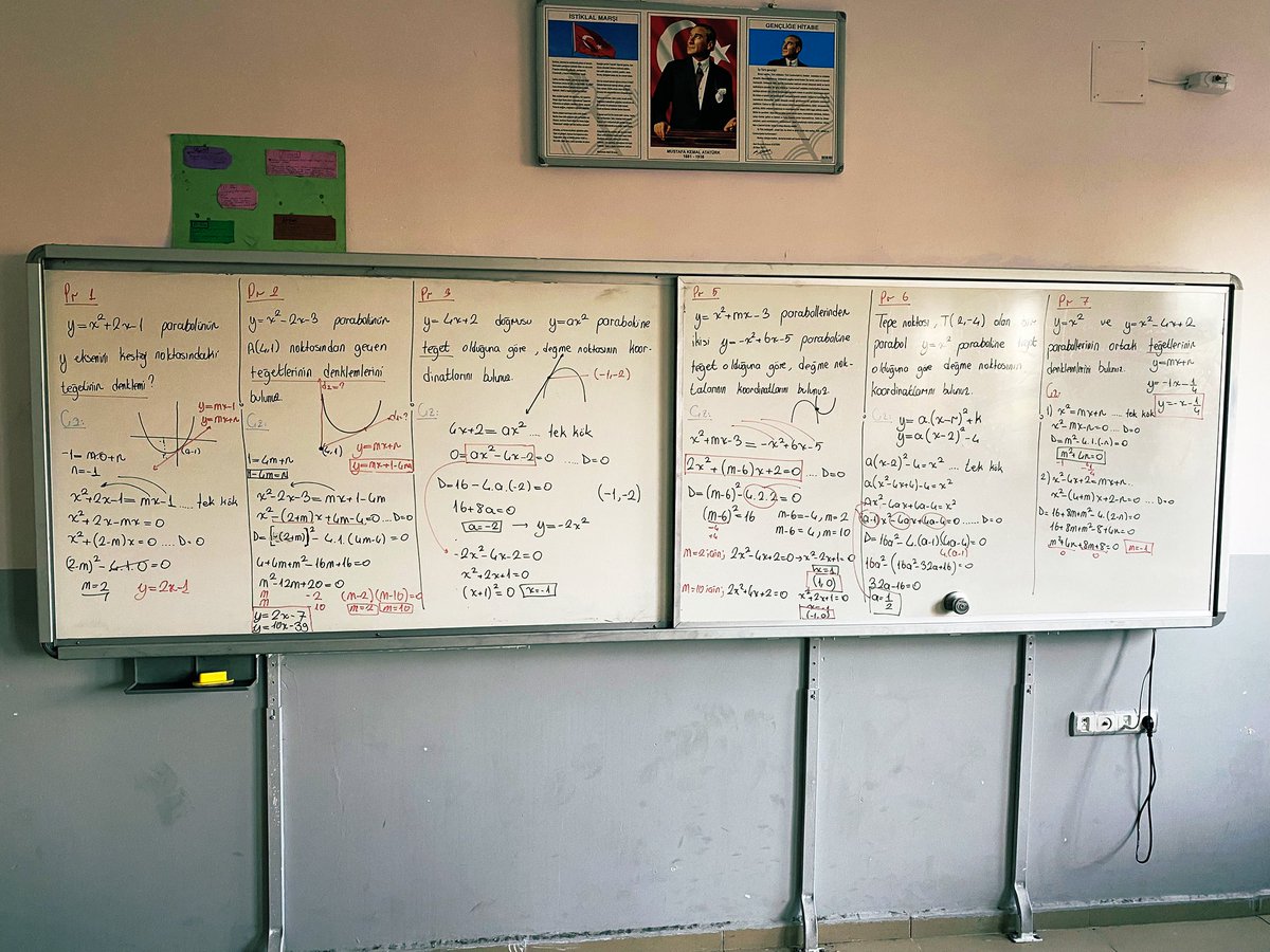 Parabol dersinden ufak bir kesit…