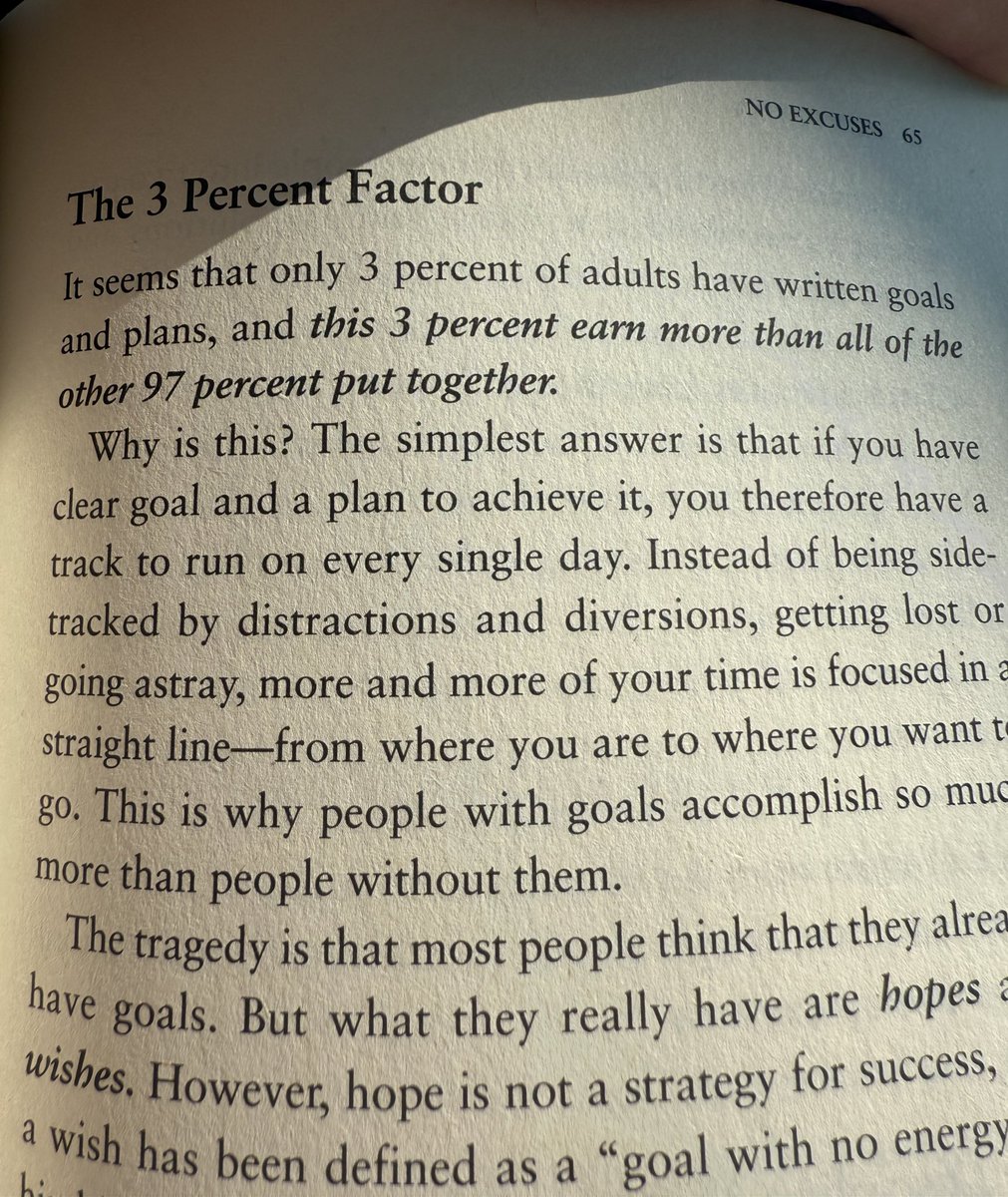 Writing down your goals gets you ahead already

Bar never so low