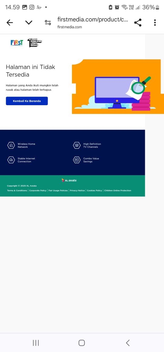annisaanm's tweet photo. @FirstMediaCares dapat email beginian sehabis perpanjang masa promo, hrs beli paket #catcplay tapi di klik link yg berisi cara pe ggunaan layanan , halamannya tdk diketemukan. Gimana ini min https://t.co/6bPGu2GYWI