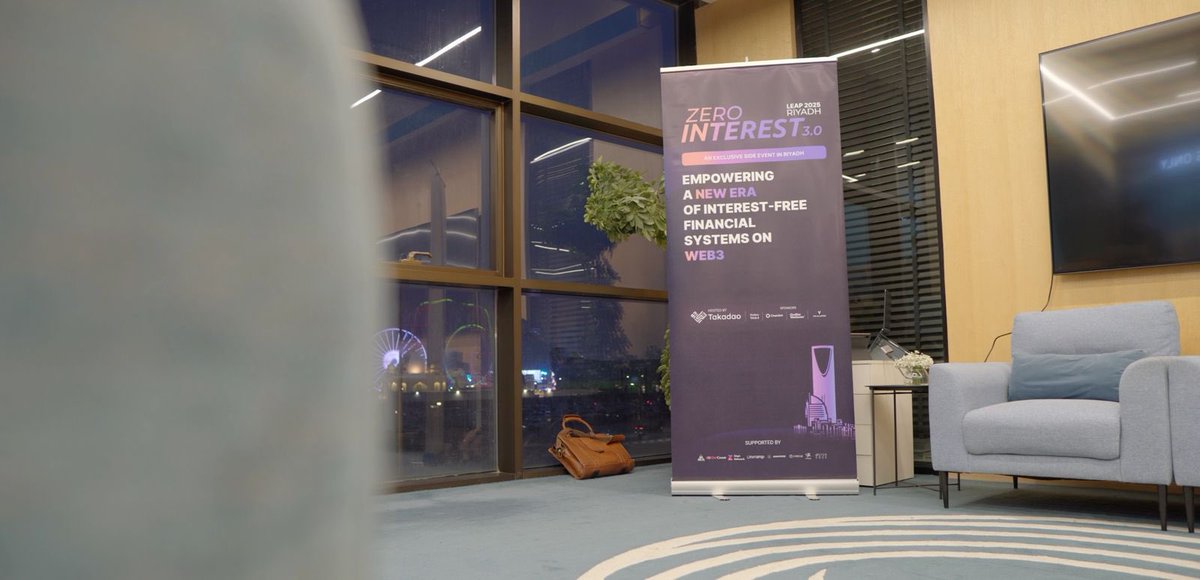 What a night! #ZeroInterest3.0 in #Riyadh was unforgettable!

On February 11, we gathered some of the brightest minds in Web3, alternative finance, and DeFi at Takadao Workspace, Riyadh, sparking conversations that will shape the future of interest-free finance.

A huge thank you